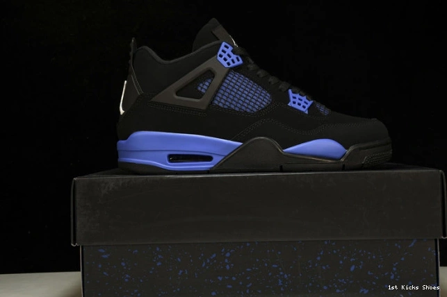 1st Kicks Shoes 4 Game Retro Royal Black Jordan CT8527-018 0717